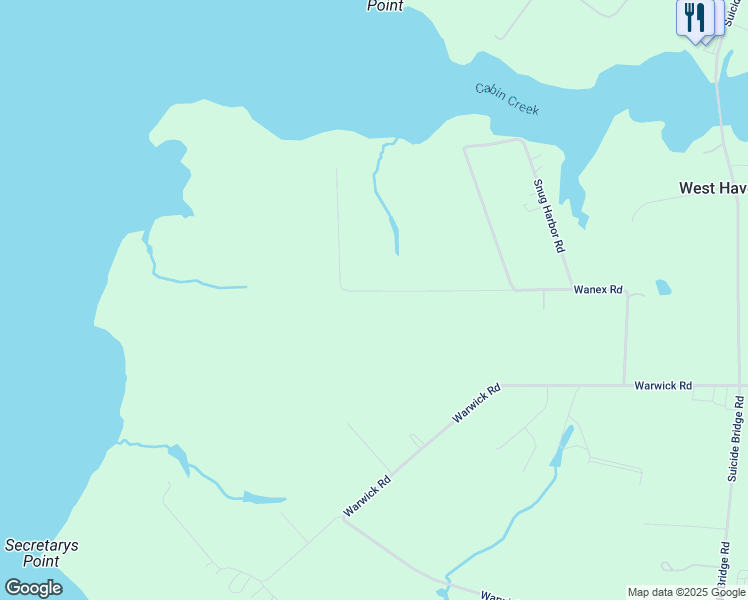 map of restaurants, bars, coffee shops, grocery stores, and more near 3745 Wanex Road in East New Market