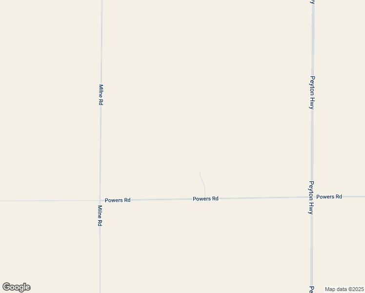 map of restaurants, bars, coffee shops, grocery stores, and more near 19030 Powers Road in Colorado Springs