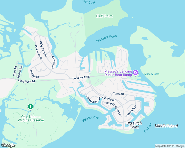 map of restaurants, bars, coffee shops, grocery stores, and more near 26234 East Mallard Road in Millsboro