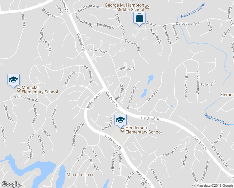 map of restaurants, bars, coffee shops, grocery stores, and more near 15105 Ardmore Loop in Woodbridge