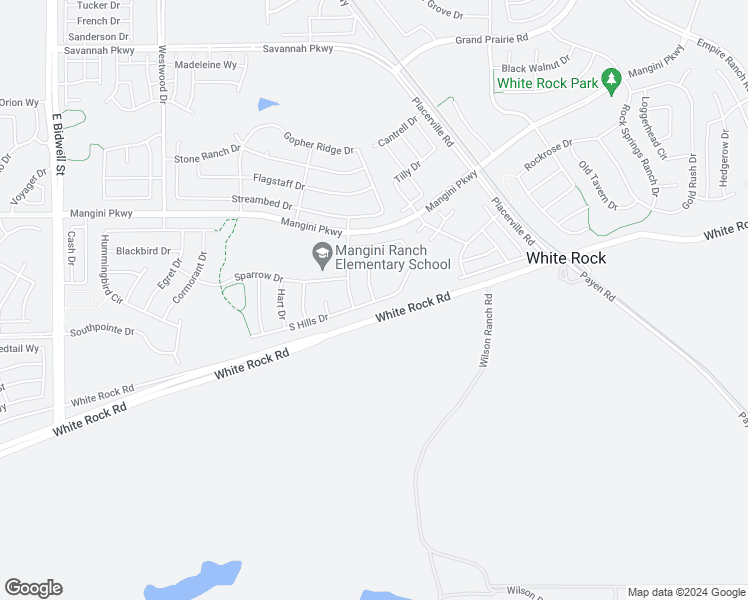 map of restaurants, bars, coffee shops, grocery stores, and more near 3527 Marshall Drive in Folsom