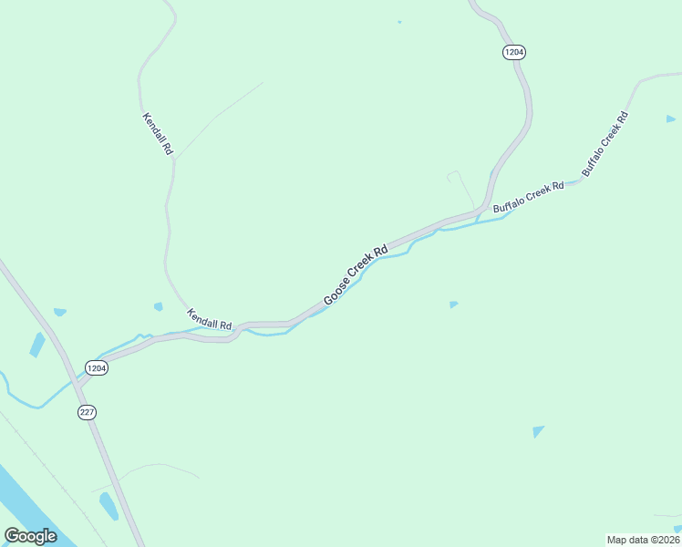 map of restaurants, bars, coffee shops, grocery stores, and more near Goose Creek Road in Worthville