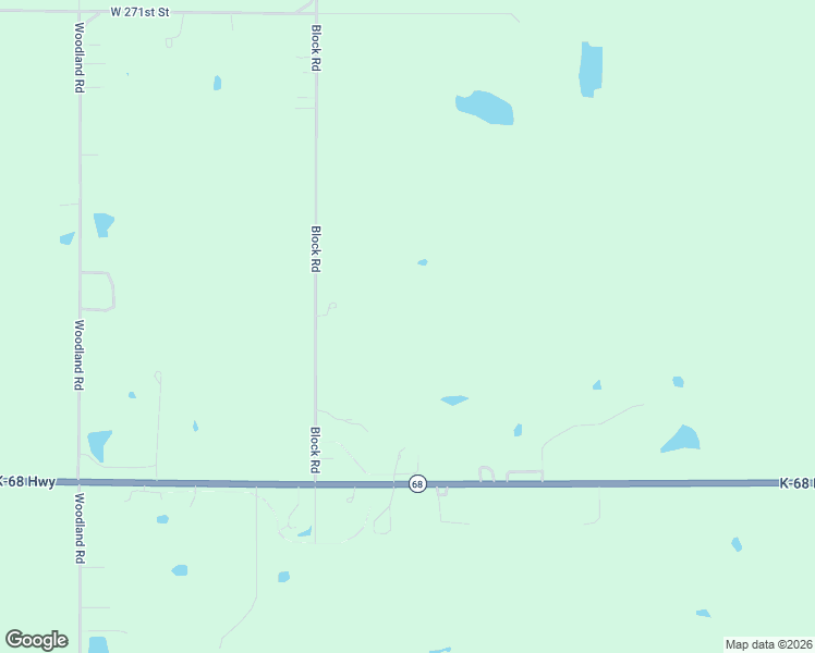 map of restaurants, bars, coffee shops, grocery stores, and more near 27615 Block Road in Paola