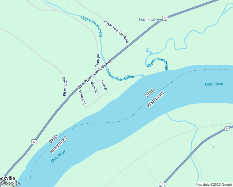map of restaurants, bars, coffee shops, grocery stores, and more near 117 Tucker Street in Scioto County