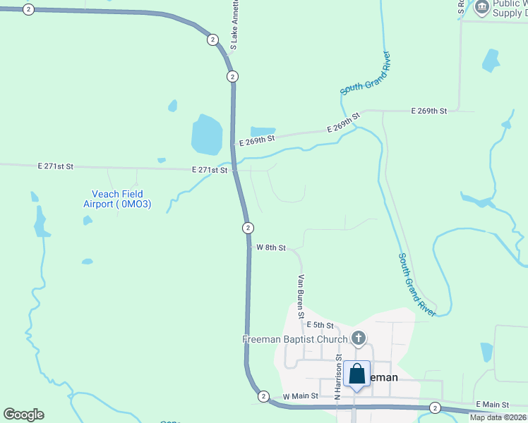 map of restaurants, bars, coffee shops, grocery stores, and more near 907 Morristown Road in Freeman
