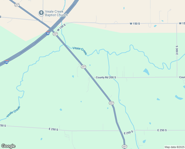 map of restaurants, bars, coffee shops, grocery stores, and more near 1978 Indiana 257 in Washington