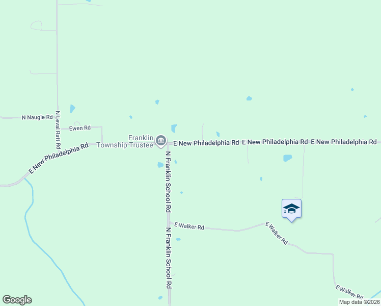 map of restaurants, bars, coffee shops, grocery stores, and more near 8091 East New Philadelphia Road in Salem