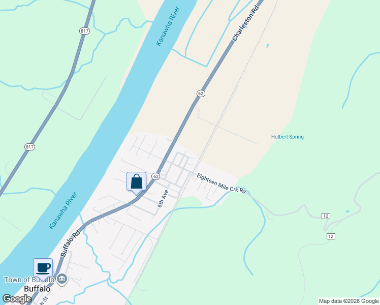 map of restaurants, bars, coffee shops, grocery stores, and more near 55 Elm St in Buffalo