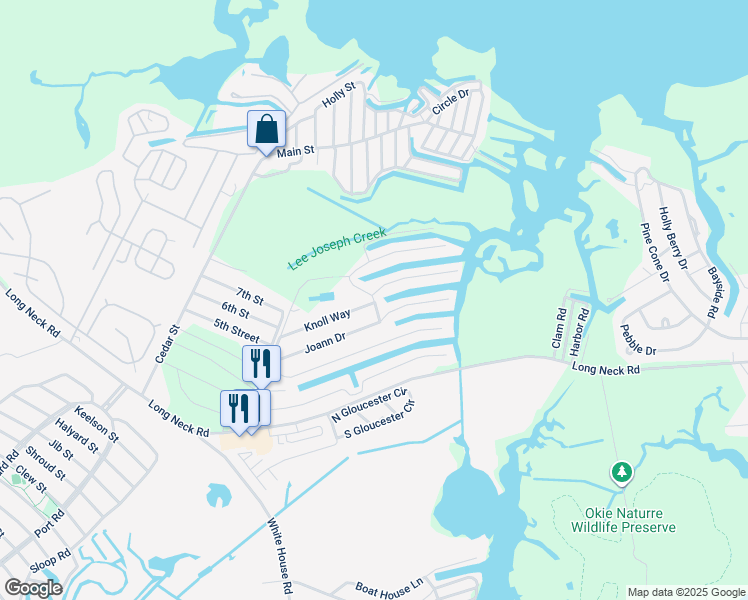 map of restaurants, bars, coffee shops, grocery stores, and more near 26334 Jennifer Lee Drive in Millsboro