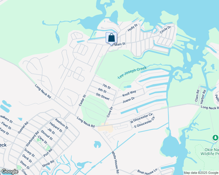 map of restaurants, bars, coffee shops, grocery stores, and more near 35334 7th Street in Millsboro