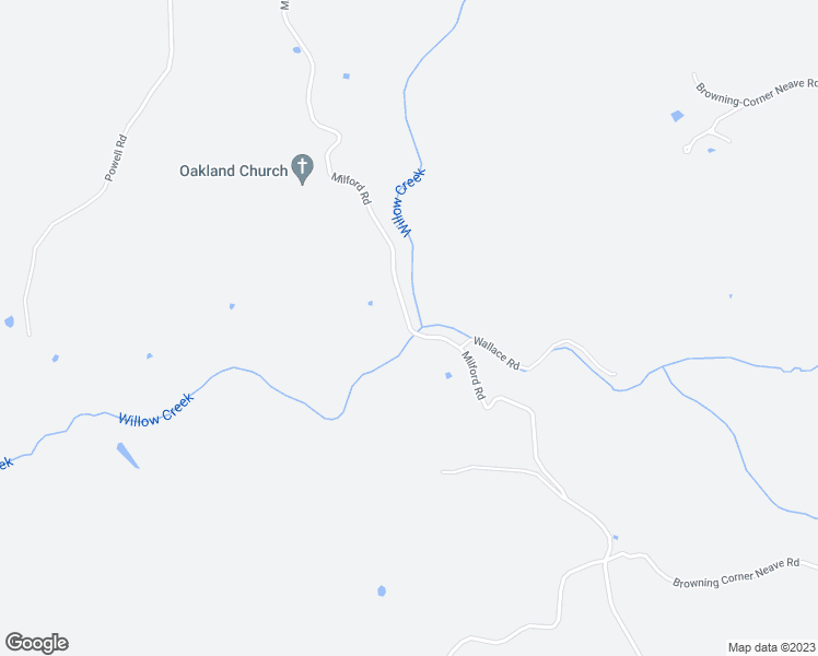 map of restaurants, bars, coffee shops, grocery stores, and more near Milford Road in Falmouth