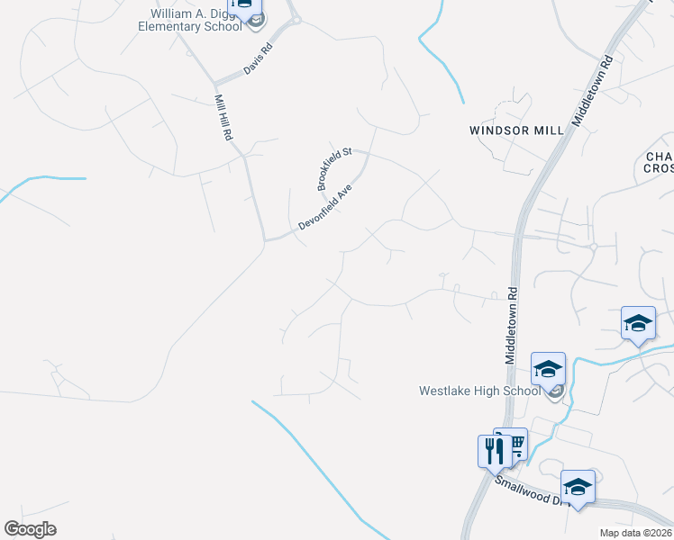 map of restaurants, bars, coffee shops, grocery stores, and more near 9752 Amberg Court in Waldorf