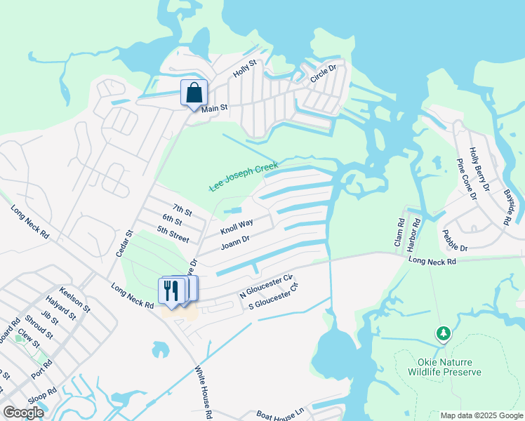map of restaurants, bars, coffee shops, grocery stores, and more near 26362 Jennifer Lee Drive in Millsboro