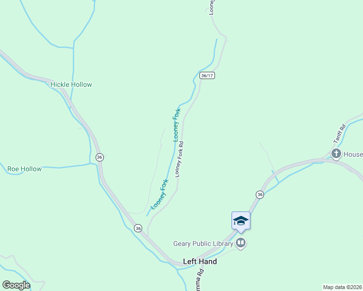 map of restaurants, bars, coffee shops, grocery stores, and more near 46 Looney Fork Road in Left Hand