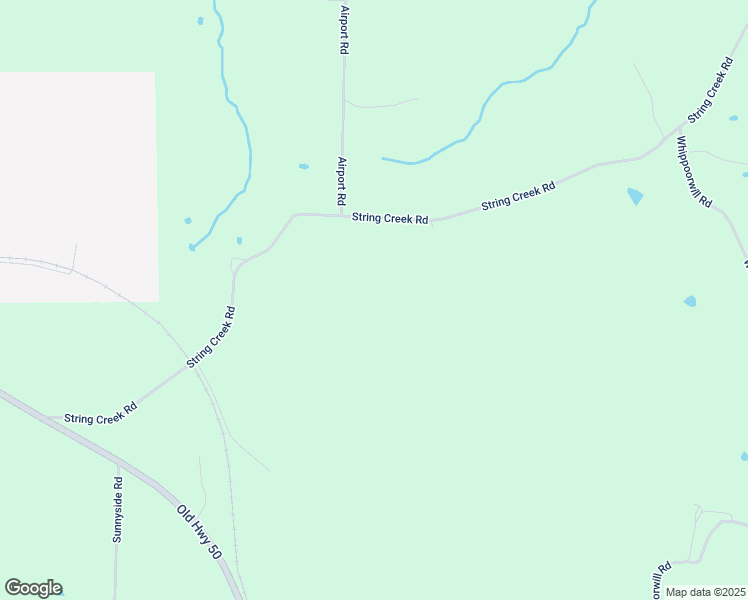 map of restaurants, bars, coffee shops, grocery stores, and more near 56801-57799 String Creek Road in California