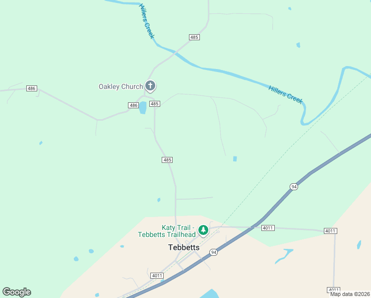 map of restaurants, bars, coffee shops, grocery stores, and more near 11940 County Road 485 in Tebbetts