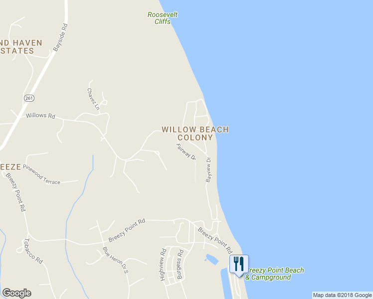 map of restaurants, bars, coffee shops, grocery stores, and more near 3809 Fairway Drive in Chesapeake Beach