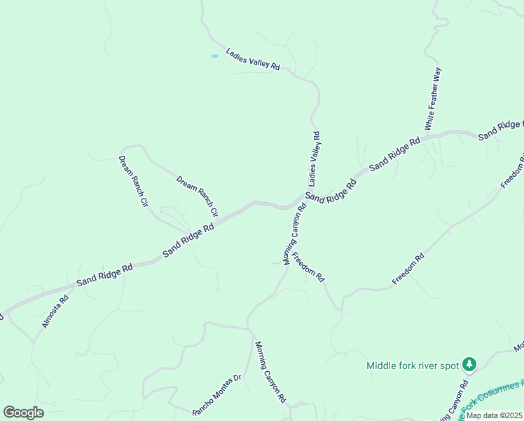 map of restaurants, bars, coffee shops, grocery stores, and more near 3620 Sand Ridge Road in Placerville