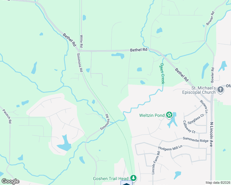 map of restaurants, bars, coffee shops, grocery stores, and more near 163 Country Lane in O'Fallon