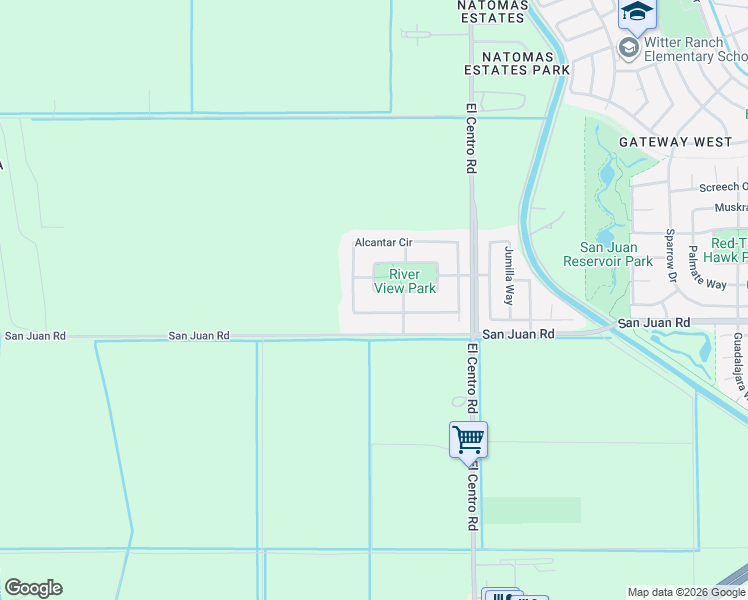 map of restaurants, bars, coffee shops, grocery stores, and more near 760 Alcantar Circle in Sacramento