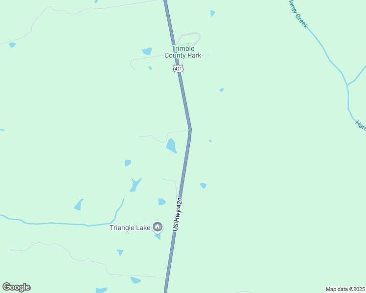 map of restaurants, bars, coffee shops, grocery stores, and more near U.S. 421 in Bedford