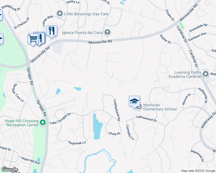 map of restaurants, bars, coffee shops, grocery stores, and more near 5125 Bobcat Court in Woodbridge