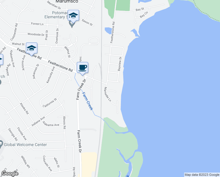 map of restaurants, bars, coffee shops, grocery stores, and more near 1132 Tournai Court in Woodbridge