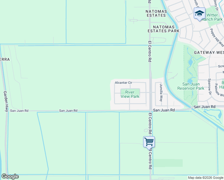 map of restaurants, bars, coffee shops, grocery stores, and more near 620 Alcantar Circle in Sacramento