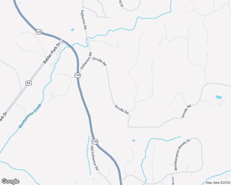 map of restaurants, bars, coffee shops, grocery stores, and more near 17775 Orrville Road in Wildwood