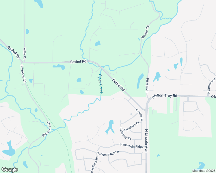 map of restaurants, bars, coffee shops, grocery stores, and more near 149 Bethel Road in O'Fallon