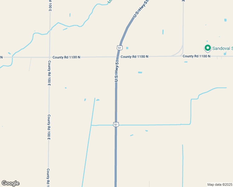 map of restaurants, bars, coffee shops, grocery stores, and more near in Sandoval
