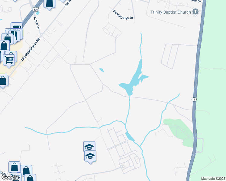 map of restaurants, bars, coffee shops, grocery stores, and more near 12475 Acton Lane in Waldorf