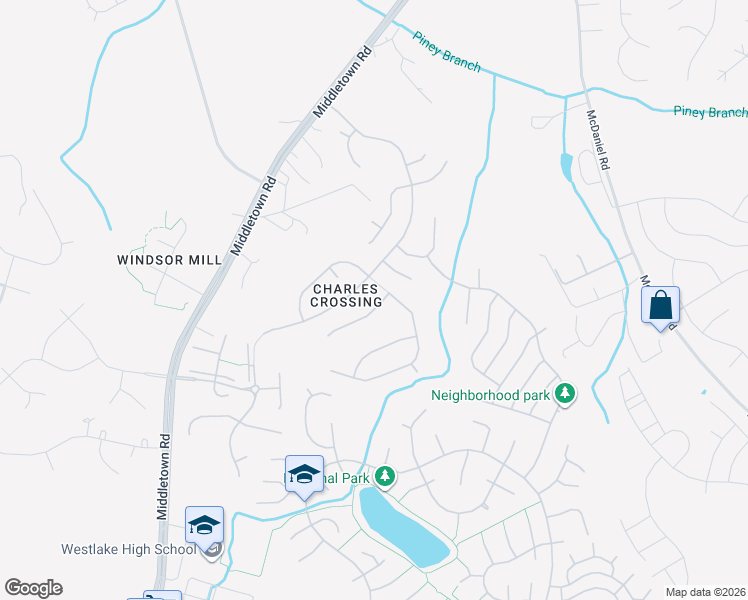 map of restaurants, bars, coffee shops, grocery stores, and more near 3023 Lundt Court in Waldorf