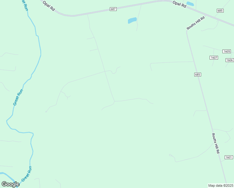 map of restaurants, bars, coffee shops, grocery stores, and more near 9673 South Pines Road in Warrenton