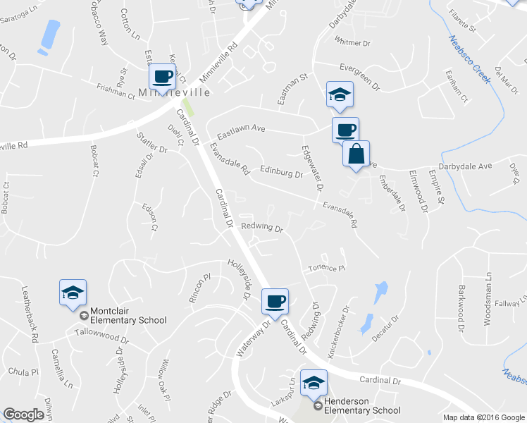 map of restaurants, bars, coffee shops, grocery stores, and more near 14865 Swallow Court in Woodbridge