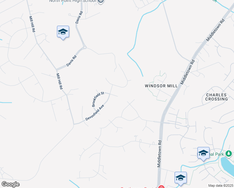 map of restaurants, bars, coffee shops, grocery stores, and more near 9476 Biltmore Street in Waldorf