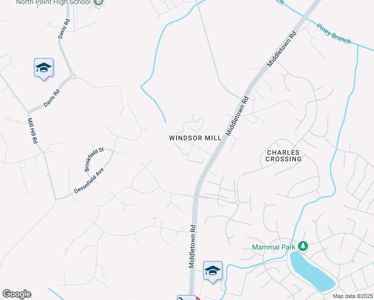 map of restaurants, bars, coffee shops, grocery stores, and more near 3010 Grist Court in Waldorf