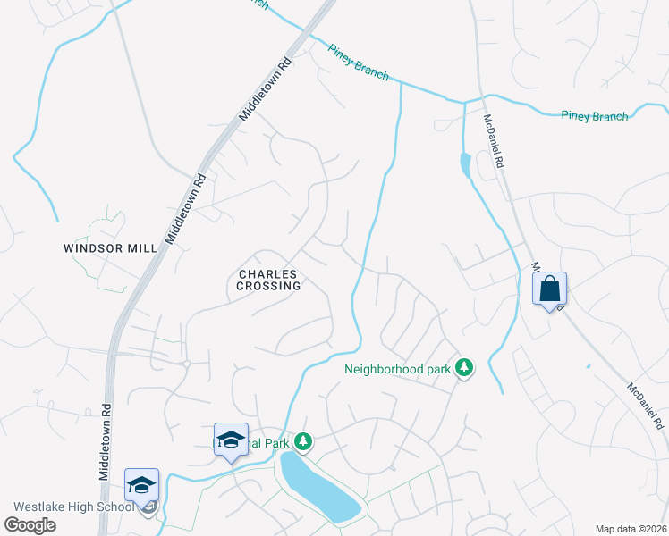 map of restaurants, bars, coffee shops, grocery stores, and more near 9592 Coltshire Court in Waldorf