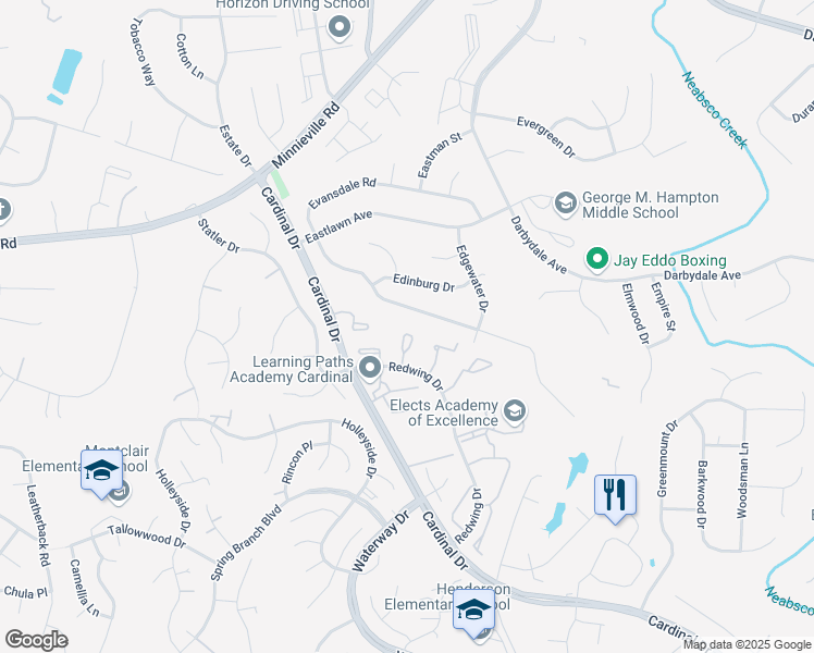 map of restaurants, bars, coffee shops, grocery stores, and more near 14847 Swallow Court in Woodbridge