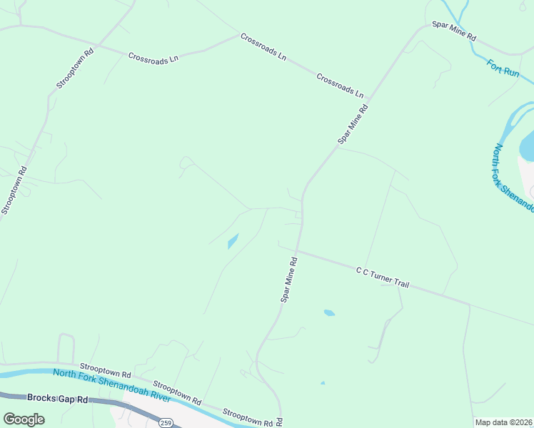 map of restaurants, bars, coffee shops, grocery stores, and more near 15320-15362 Stable Lane in Timberville