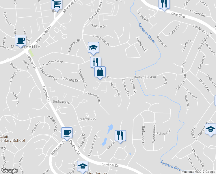 map of restaurants, bars, coffee shops, grocery stores, and more near 14813 Ensor Court in Woodbridge