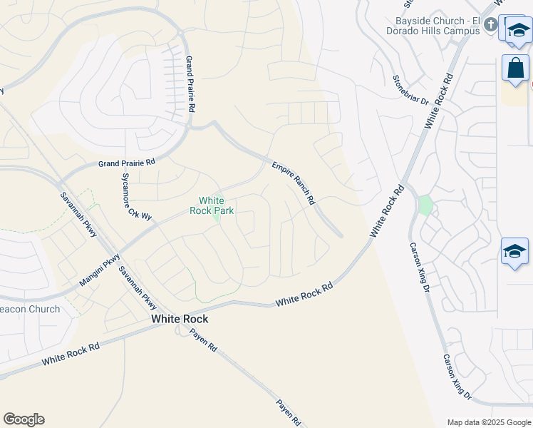 map of restaurants, bars, coffee shops, grocery stores, and more near 3391 Loggerhead Cir in Folsom