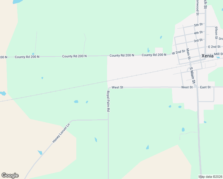 map of restaurants, bars, coffee shops, grocery stores, and more near 301-599 West Street in Xenia