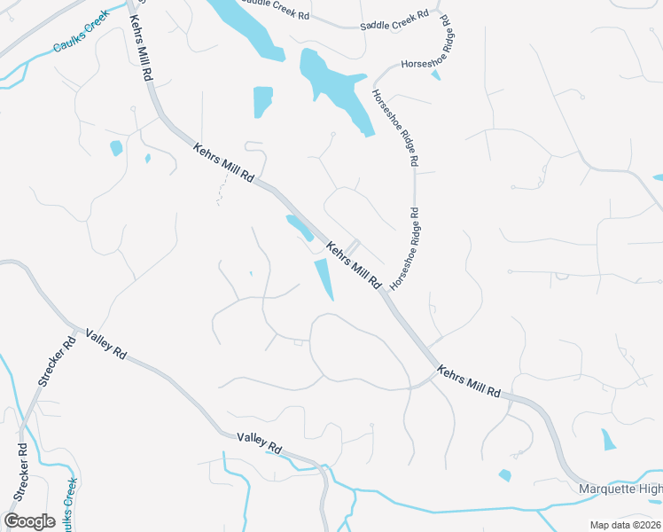 map of restaurants, bars, coffee shops, grocery stores, and more near 2037 Kehrs Mill Road in Chesterfield
