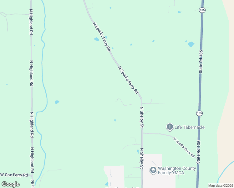 map of restaurants, bars, coffee shops, grocery stores, and more near 2018 North Sparks Ferry Road in Salem