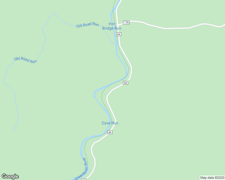 map of restaurants, bars, coffee shops, grocery stores, and more near Forest Road 44 in Durbin