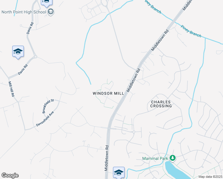map of restaurants, bars, coffee shops, grocery stores, and more near 2910 Merchant Court in Waldorf