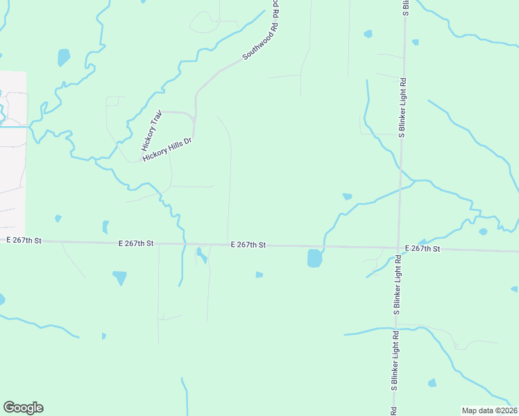 map of restaurants, bars, coffee shops, grocery stores, and more near 24804 East 267th Street in Harrisonville