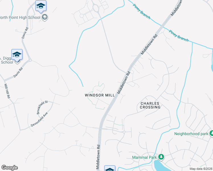 map of restaurants, bars, coffee shops, grocery stores, and more near 2860 Merchant Court in Waldorf