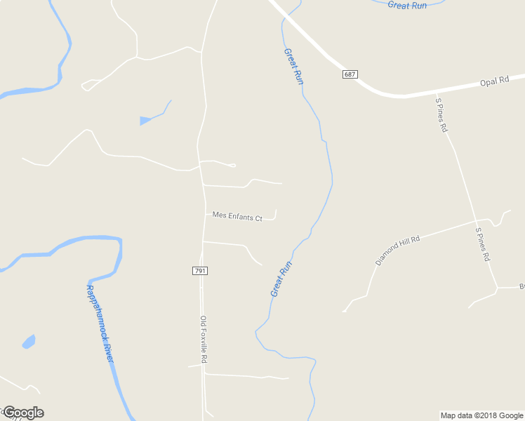 map of restaurants, bars, coffee shops, grocery stores, and more near 9613 Foxville Road in Warrenton